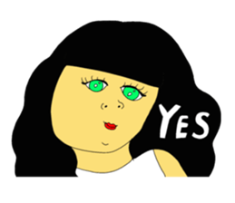 Eyes nice sticker #10771395