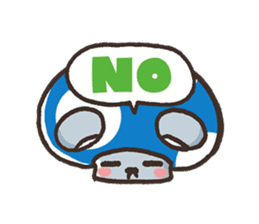 Mushroom animals sticker #10772074