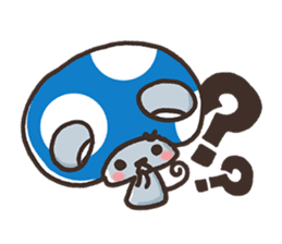 Mushroom animals sticker #10772078