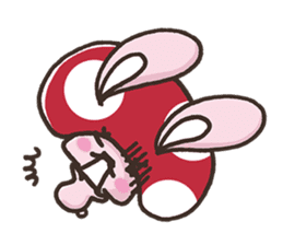 Mushroom animals sticker #10772081