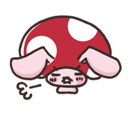 Mushroom animals sticker #10772083