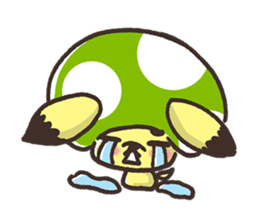 Mushroom animals sticker #10772085
