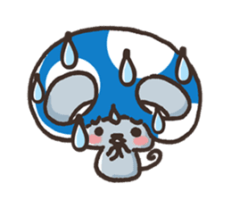 Mushroom animals sticker #10772086