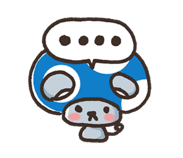 Mushroom animals sticker #10772090