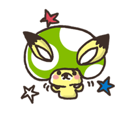 Mushroom animals sticker #10772093