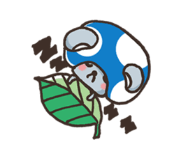 Mushroom animals sticker #10772111