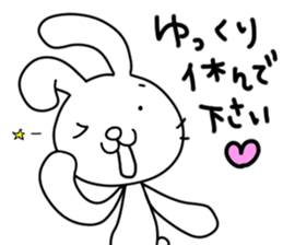 rabbit and... 3 sticker #10772573