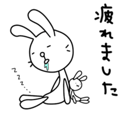rabbit and... 3 sticker #10772580