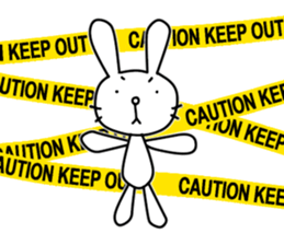 rabbit and... 3 sticker #10772583