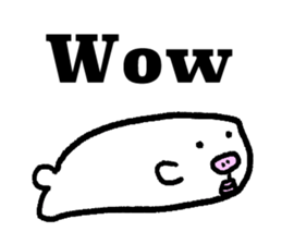 Pig seals and others sticker #10772634