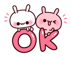 Consideration rabbit sticker #10773128