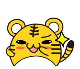 Happy daily life of a little tiger sticker #10773435