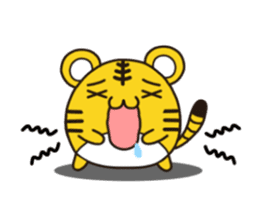 Happy daily life of a little tiger sticker #10773448