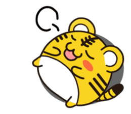 Happy daily life of a little tiger sticker #10773450
