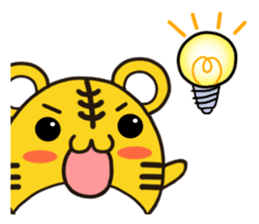 Happy daily life of a little tiger sticker #10773453