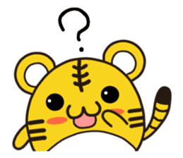 Happy daily life of a little tiger sticker #10773454