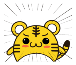 Happy daily life of a little tiger sticker #10773459
