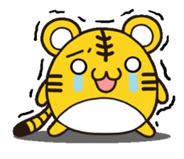 Happy daily life of a little tiger sticker #10773460