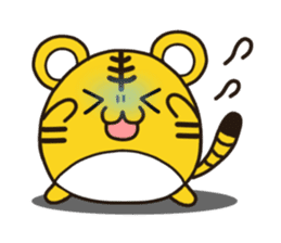 Happy daily life of a little tiger sticker #10773461