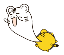 Happy daily life of a little tiger sticker #10773462