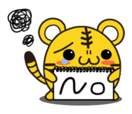 Happy daily life of a little tiger sticker #10773465
