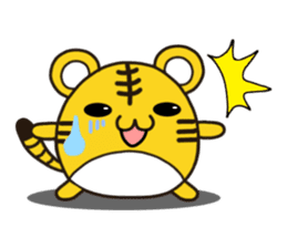 Happy daily life of a little tiger sticker #10773468