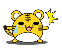 Happy daily life of a little tiger sticker #10773468