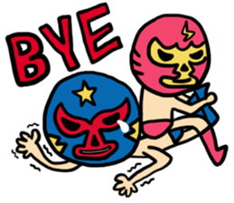 I am a masked wrestler sticker #10773519