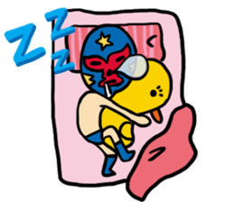I am a masked wrestler sticker #10773542