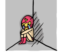 I am a masked wrestler sticker #10773544