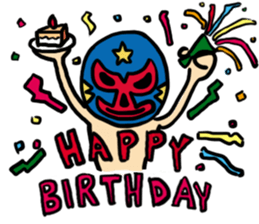 I am a masked wrestler sticker #10773551