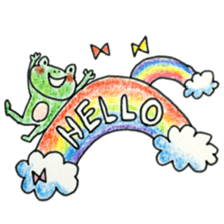 Colorful annimals and friends sticker #10773634