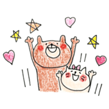 Colorful annimals and friends sticker #10773649