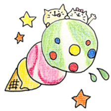 Colorful annimals and friends sticker #10773658