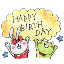 Colorful annimals and friends sticker #10773669