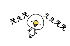 Balloon Sticker of cute birds sticker #10774040