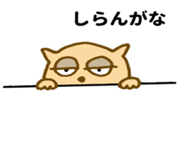 Shy cat ! sticker #10774118