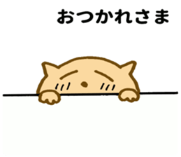 Shy cat ! sticker #10774127