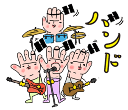 Hand says things sticker #10774570