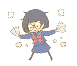 Look at me!Japanese sticker #10774858