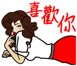 Madam Piga's inward world x2 sticker #10775520