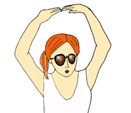 Yoshiko,the girl sticker #10776752