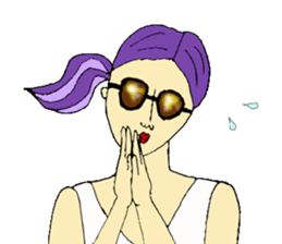 Yoshiko,the girl sticker #10776754