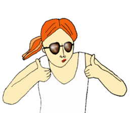 Yoshiko,the girl sticker #10776757