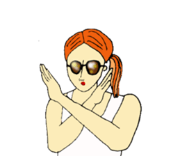 Yoshiko,the girl sticker #10776758