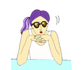 Yoshiko,the girl sticker #10776759