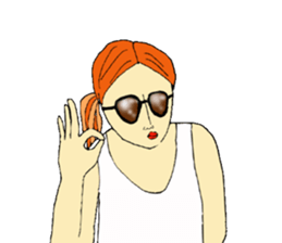 Yoshiko,the girl sticker #10776761