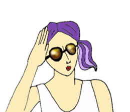 Yoshiko,the girl sticker #10776763