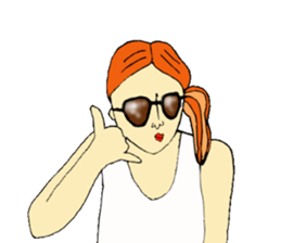 Yoshiko,the girl sticker #10776764