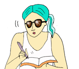 Yoshiko,the girl sticker #10776766